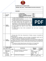 Teaching Plan Indian Economic