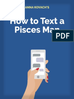 Pisces Man Secrets How To Text A Pisces Man