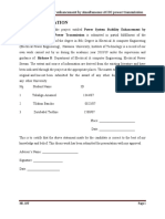 Declaration: Power System Stability Enhancement by Simultaneous AC DC Power Transmission