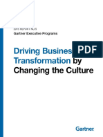 Driving Business Transformation: by Changing The Culture