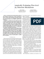 Towards Systematically Evaluating Flow-Level Anomaly Detection Mechanisms