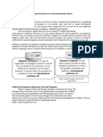 Feedback Mechanisms in Female Reproductive System