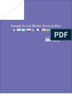 Sample Social Media Tactical Plan Template - by Marketo