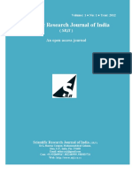 Complete Journal SRJI Vol-1 No-1 Year 2012