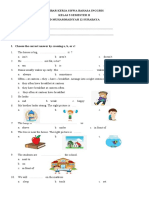 Lembar Kerja Siswa Bahasa Inggris Kelas 5 Semester Ii SD Muhammadiyah 12 Surabaya NAMA LENGKAP: . .. Kelas