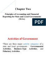 Chapter Two: Principles of Accounting and Financial Reporting For State and Local Governments (SLGS)