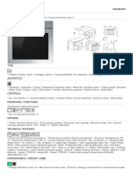 EAN13: 8017709262754 Oven, Selezione, Electric, 60cm, Fan Assisted, Fingerproof Stainless Steel, A