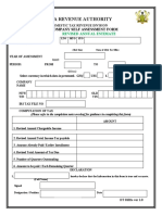 Ghana Revenue Authority: Company Self Assessment Form