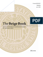 Beige Book: For Use at 2:00 PM EDT Wednesday July 13, 2022