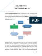 CH II - Statistical Estimations