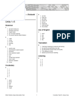 Cumulative Test Answer Key B