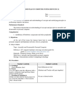 Detailed Lesson Plan in Computer System Servicing 11