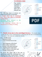 Stresses in A Flywheel Rim