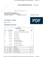 Unit Injector - Install: Disassembly and Assembly