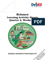 Science: Learning Activity Sheets Quarter 2, Weeks 1-3