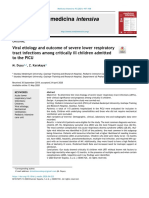 Viral Etiology and Outcome of Severe Lower Respiratory Tract Infections Among Critically Ill Children Admitted To The PICU