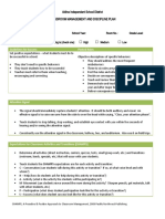 Classroom Management Plan 09