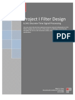 Project I Filter Design: 6.341 Discrete-Time Signal Processing