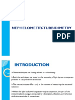 Nephelometry Turbidimetry