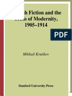Yiddish Fiction and The Crisis of Modernity, 1905-1914