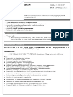 Quality CV, Resume Satish 1 9.22