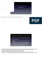 Pytest CMD Line Args Presentation