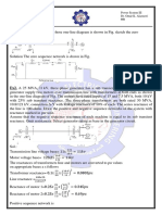 Ex2. A 25 MVA, 1l KV, Three-Phase Generator Has A Sub Transient Reactance of 20%. The