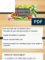 Prepare Vegetable Dishes