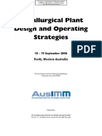 Metallurgical Plant Design and Operating Strategies AUSIMM