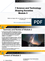 MODULE - 3 - Role of Science & Technology