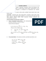 Hydrocarbons Notes