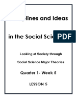 Lesson 5 - Discipline and Ideas in Social Sciences
