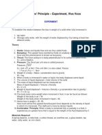 9 Archimedes Principle