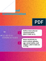 Oral Communication - Unit 2 - Lesson 1 - Culture and Communication