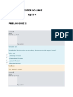 NSTP 1 Prelim Quiz 2 To Prelim Exam