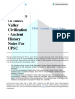 Major Sites of Indus Valley Civilization Ancient History Notes For Upsc 8974a305