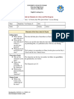 (WK 1) Worksheet On Story Elements & Plot Diagram-8J - D