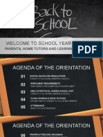 Grade Level Parents Orientation SY 22 23