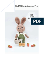 PDF Bunny Doll Millio Amigurumi Free Pattern