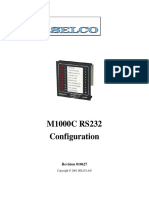 M1000C RS232 Configuration