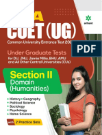 Arihant NTA CUET UG 2022 Section 2 Domain (Humanities)