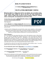 Town of Ellisburg Boil Water Notice 11.22