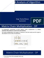 6 Matrix Chain M Ultiplication