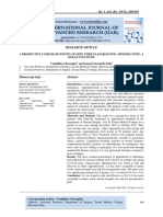 A Prospective Comparativestudy of Open Versus Laparoscopic Appendectomy: A Single Unit Study