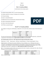 Unit 4 Bearings Important Problems