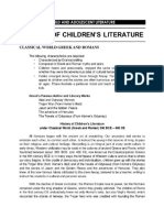 Child and Adolescent Literature