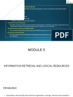 Module 5 - Information Retrieval and Lexical Resources