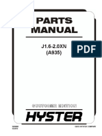 J1.6-2.0XN (A935) : 1690088 ©2013 Hyster Company 12/2013