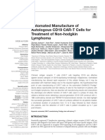 Automated Manufacture of Autologous CD19 CAR-T Cel