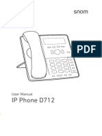 IP Phone D712: User Manual